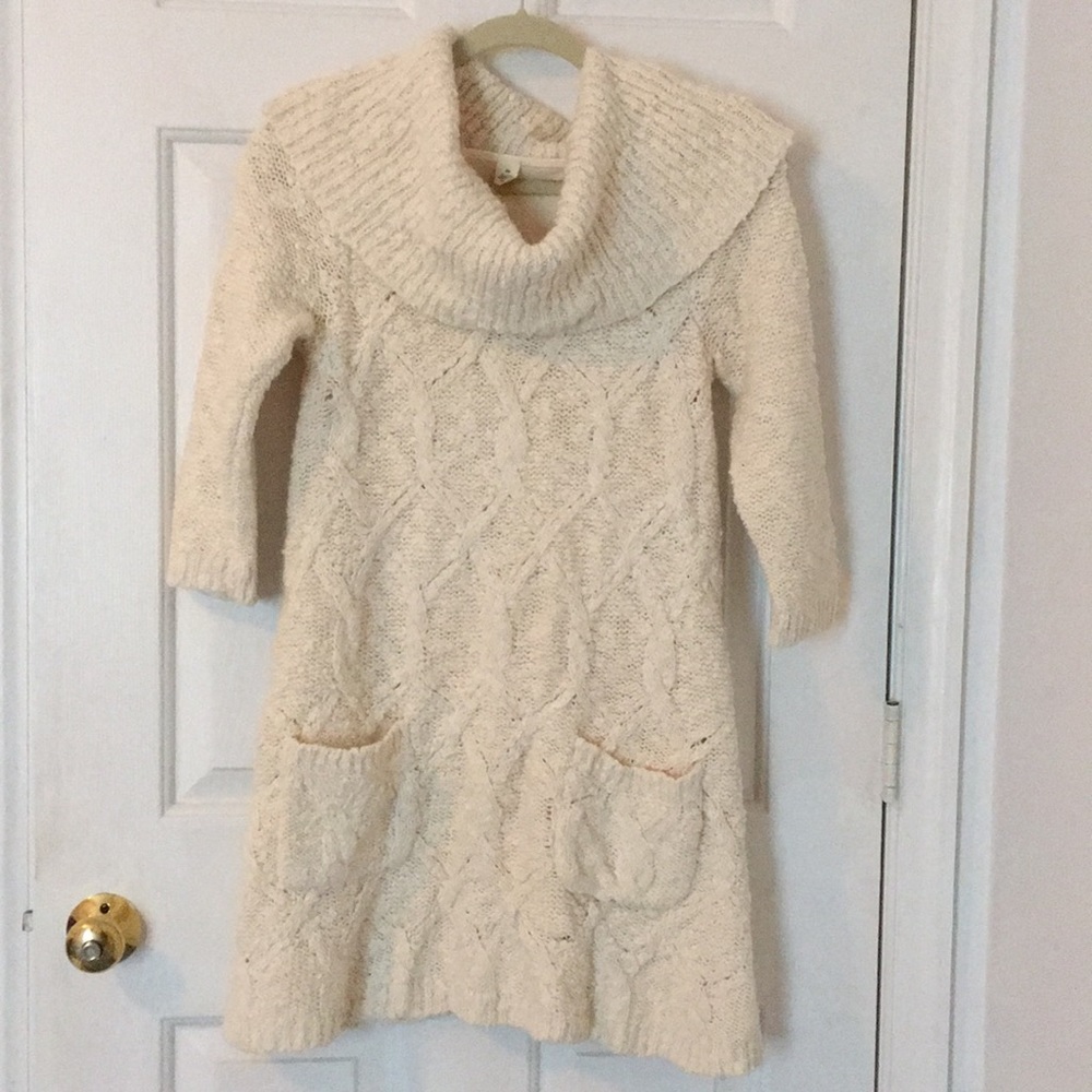 Anthropologie Sleeping on Snow Sweater Dress